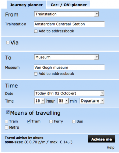 Como calcular rotas em Amsterdam e na Holanda