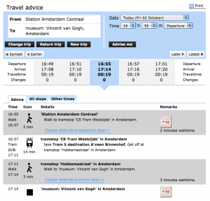 Como calcular rotas em Amsterdam e na Holanda