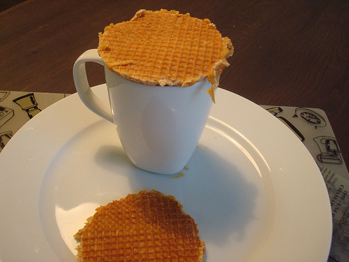 Doce típico holandês: stroopwafel