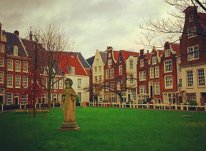 Jardim das Beguinas em Amsterdam